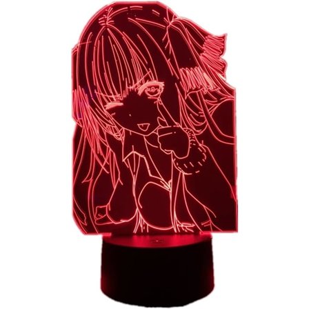 3D Illusion Natlys Acrylic The Quintessential Quintuplets Nino Nakano Figur Anime Lampe Børneværelses Dekoration Farverig Skrivebordslampe 