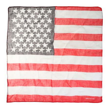 Nytt mode unisex US Flag Scarves Bandanas Hip-hop Dansresor för huvudduk