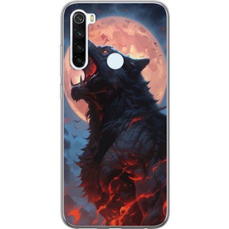 Mobilskal till Xiaomi Redmi Note 8 med Ylande varg