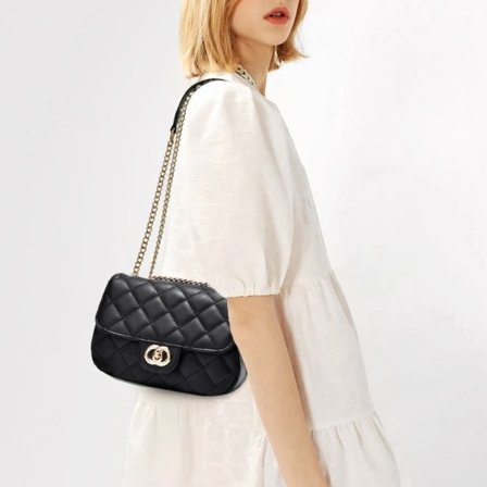 IC Liten Handväska - Crossbody-väska med Kedja - Clutch-väska för Kvinnor