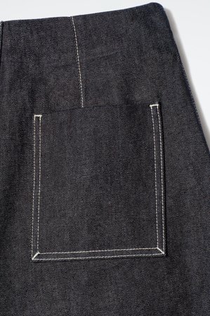 COS Women's Pantaloni Barrel In Denim in Blu