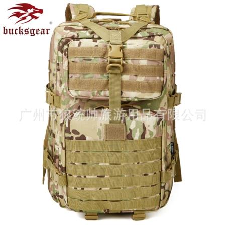 Wolf commander uppgraderad 50L Army fläkt EDC kit kamouflage stor 3p väska utomhus camping ryggsäck taktisk ryggsäck MCBK Dark Night Camouflage 36-55L