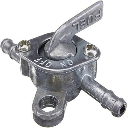 Universal benzinhane, 6 mm, til knallert/motorcykel/quad med lukke-funktion