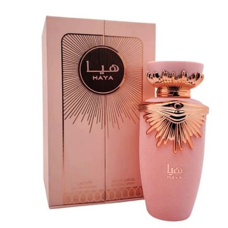 Eau de parfum - Lattafa - Haya - 100 ml - Blomster - Toppnoter: Champagne, Jordgubbe