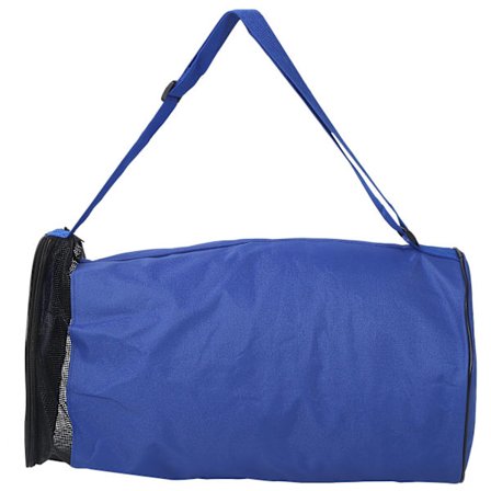 Basketball Bæretaske Enkelt Skulder Opbevaring Bæreholder Taske til 2 Basketballs (Blå)
