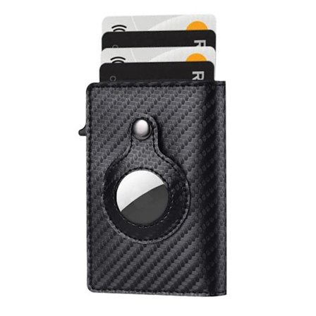 Multifunksjonell forretningsveske i skinn for menn 2,6 * 3,9 tommer