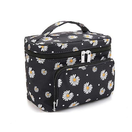 Kosmetisk romveske toalettveske nylon stor kapasitet bærbar håndvask veske kvinnelig sminkeveske