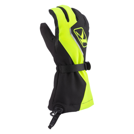 Klim Klimate Gauntlet Skoterhandskar Svart/Hi-Vis XL