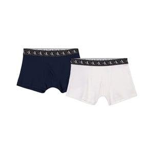 Kids - Calvin Klein 2-Pack Navy Iris/White Trunks 12-14 years - Underwear - 12-14 years - Blue