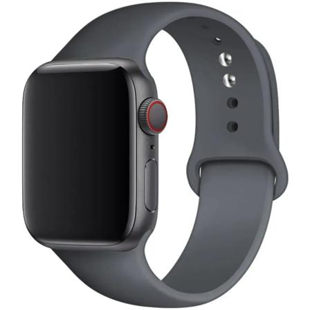 Silikonrem för Apple Watch Band 44 mm 40 mm 45 mm 41 mm 49 mm 42 mm 38 mm 44 45 mm armband iwatch series 6 se 3 4 5 7 8 Ultraband 15 gray 49mm-42-44-