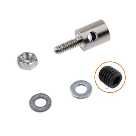 20 STK Pushrod Connectors Linkage Stopper 1,3MM INNER SEXAGON