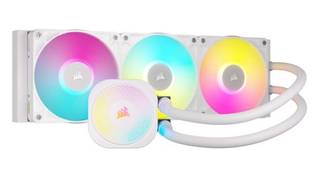 Corsair iCUE LINK TITAN 360 RX RGB White AIO, 360mm Radiator, Liquid CPU Cooler