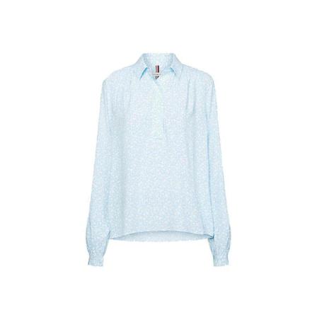 Tommy Hilfiger - Skjortor - Blå - Dam - Storlek: S, Dam, Storlek: S