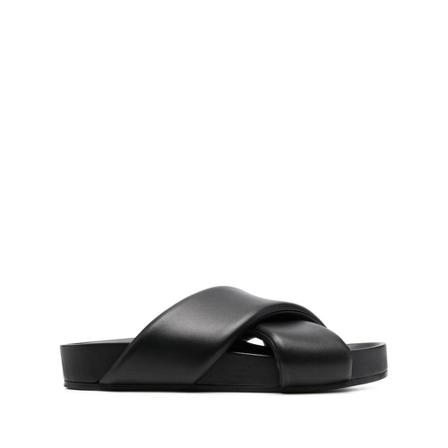 Jil Sander, Sandals Czarny, Mężczyzna, Rozmiar: 41 EU