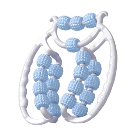 Massagerulle Relax Roller 20 Hjul Rörformad Apparat Arm Ben Massage Cirkulära Benklämmor för Golfare Armbåge Nacke Ben Vrist