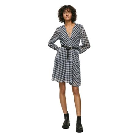 Pepe Jeans Short Dresses , Grijs , Dames , Maat: M