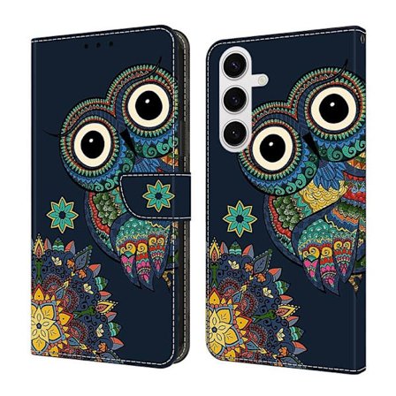 Samsung Galaxy S26 Plus Plånboksfodral Konstläder Flip Ställ Mandala