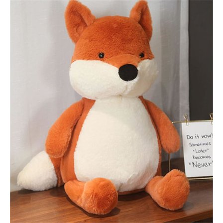 Ræv Plyslegetøj - Blødt Legetøj til Leg - til Piger og Drenge - Børn og Babyer (50 cm)