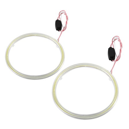 Halo-rengasvalo autojen valaistukseen, COB LED Angel Eyes -valo 120 mm Superkirkas Angel Eye DRL erinomaisella lämmönpoistolla, päiväajovalo