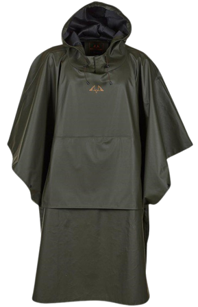 Swedteam Crest Poncho Rain Gear sadeviitta, Green
