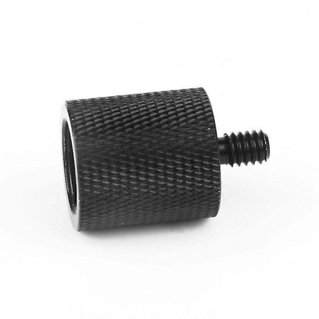 Mikrofonitelineen Kiinnitysadapteri 5/8" Naaras - 1/4" Uros Mikrofonille Uusi Pidike (musta 1 kpl)