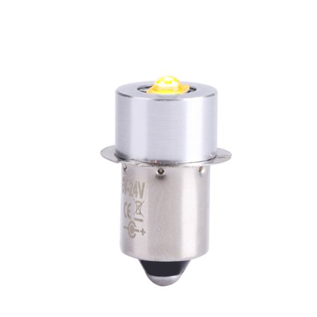 6V til 24V 3W P13.5S LED Lommelygtepære Energibesparende Opgraderingserstatning til Hjemmebrug