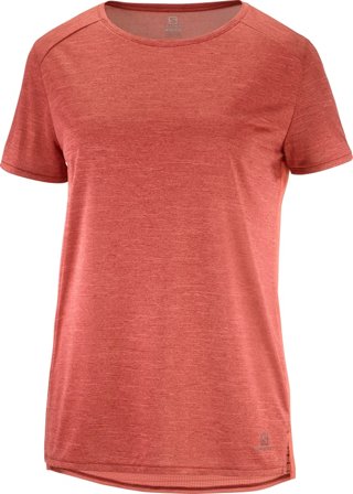 Salomon Women's Outline Summer Tee Women short-sleeved sweaters Red XL