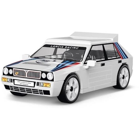 Byggsats - COBI - LANCIA DELTA INTG - 250 delar - Vit - Att montera själv