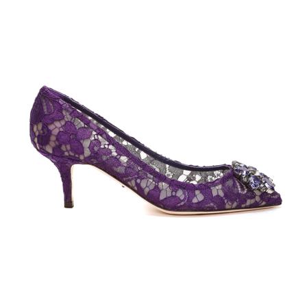 Dolce & Gabbana Pumps Lilla, Dame, Størrelse: 37 EU