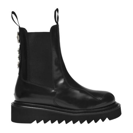 T.g.a, Ankle Boots in Hard Leather Czarny, Mężczyzna, Rozmiar: 40 EU