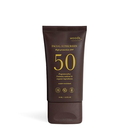 Woods Copenhagen Sun Face SPF 50 50 ml, Skincare, Solcreme, Solcreme Til Ansigtet
