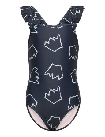 K. Frilly Swimsuit Patterned Svea