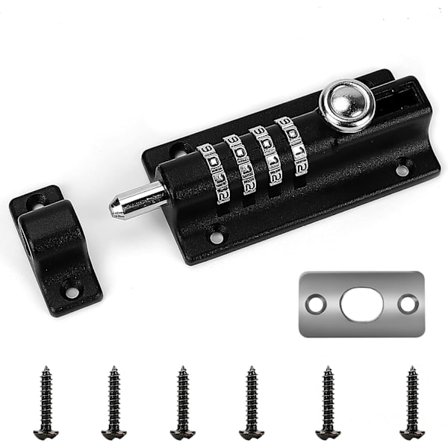 4 uudelleenkoodattavaa pyörää vedenkestävä porttilukko avaimeton yhdistelmä