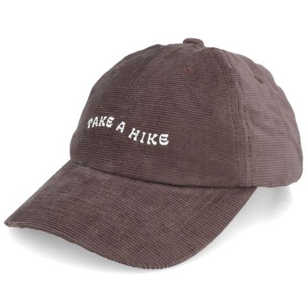 Dedicated - Brun unconstructed Keps - Soft Cap Slussen Corduroy Take A Hike Coffee Brown Dad Cap @ Hatstore