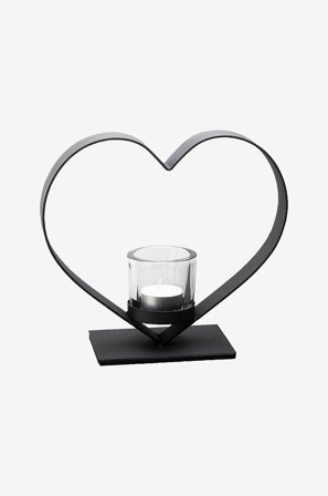 Dorre - Kynttilänjalka Heda - Musta - Kynttilänjalat & lyhdyt - - Homeroom