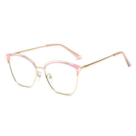 Anti-Blue Light Glasses Pyöreät silmälasit PINK