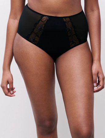 CHANTELLE Lush High Waist Full Brief - Black - 40
