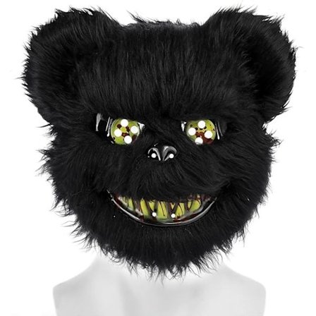 Skræmmende Bjørn Maske, uhyggelige masker til voksne og børn, Horror Teddy Bjørn Maske, Plys Blodig Bjørn Maske, til Party Karneval Cosplay