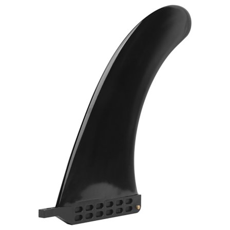 Klassisk 9-tommers enkeltfinne for longboard, padlebrett, multifunksjonelt surfebretttilbehør, svart 9