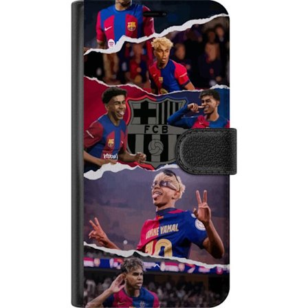 Kompatibelt Plånboksfodral till Xiaomi Redmi 14C Yamal Fotboll Spelare Barcelona