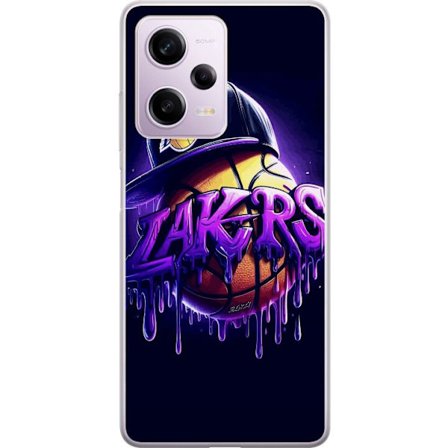 Kompatibelt Mobilskal till Xiaomi Xiaomi Redmi Note 12 Pro Lakers Basket NBA Basketball USA