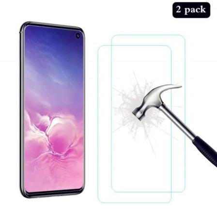 [2-stykker] Hærdet glas til Samsung Galaxy S10e, 9H hårdhed, boblefri, anti-ridse, ultra klar beskyttelsesfilm til Samsung S10 Transparent