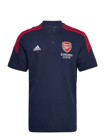 Arsenal Fc 2022/2023 Training Polo Polos Short-sleeved Blå Adidas Performance