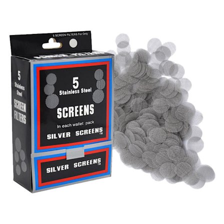 100 st Pipe Screen Rostfritt Stål Rökningsskärmar 15mm Pipe