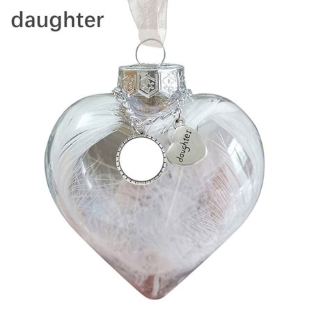 Hjerte Ball anheng Juletre Ornamenter DATTER DATTER