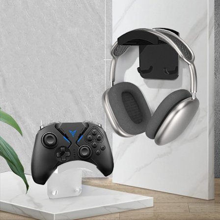 #Huvudtelefonfäste Hängare Hållare Stark Lim Headsetkrok Stativ för Gaming#