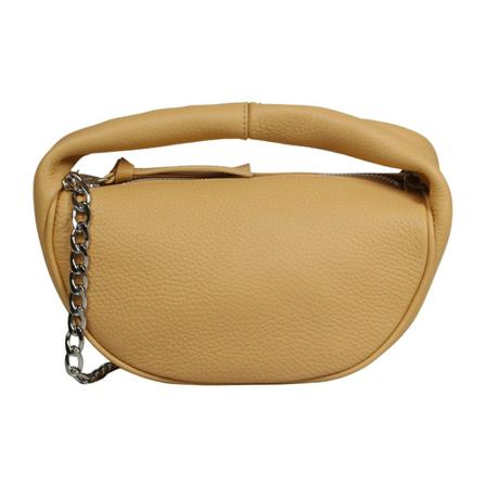 By Far, Baby Cush Handbag Beige, Dames, Maat:ONE Size,leer