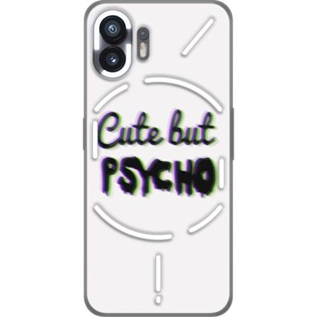 Kompatibel Mobilcover til Nothing Phone (2) Rainbow-farvet legetøjsfigur med et glad ansigt og farverige cirkler i en legesyg studieillustration