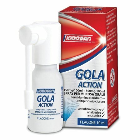 Iodosan Gola Action Spray Per Mucosa Orale Antinfiammatorio