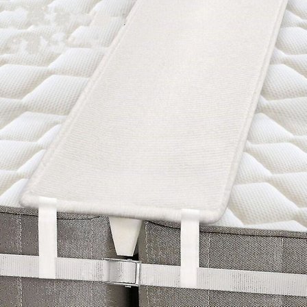 20 cm Sengebro Madrasforbinder til at lave enkeltsenge om til kingsize-kilemadras med madrasrem til gæsteopholdsstue